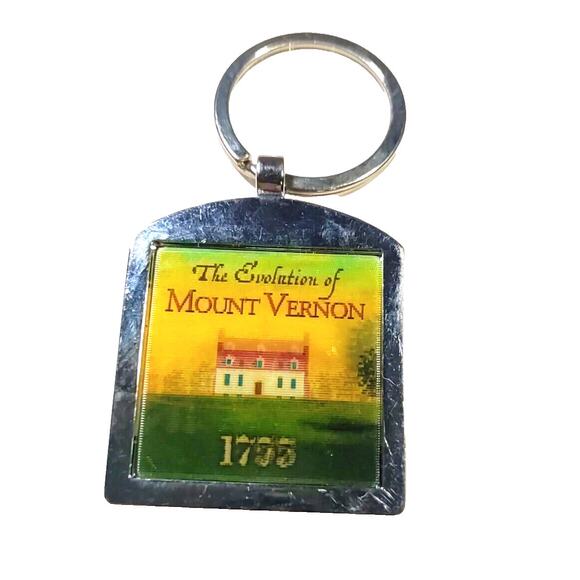 The Evolution of Mount Vernon Keychain Souvenir - Picture 1 of 4